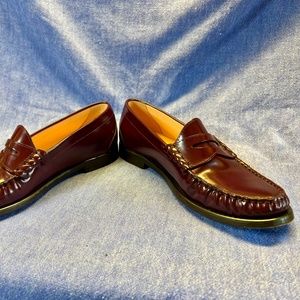 J. Crew Spazzolato Classic Penny Tab Loafer - Color Burgundy